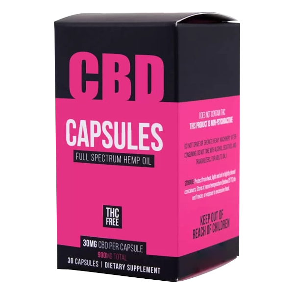 CBD Capsules Boxes